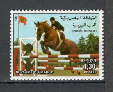 Maroc.1981 Sport cu cai MM.107 foto