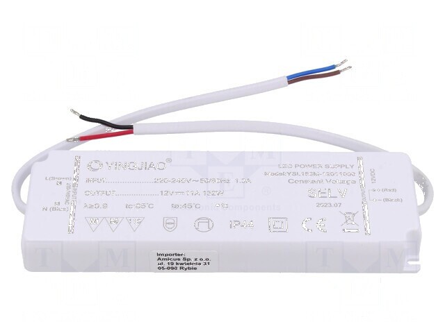 Alimentator LED pulsatoriu 132W 12VDC 11A IP44