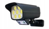 Aplica solara, cob LED reflector, camera falsa cu senzor de miscare, 5500-6000K, IP65