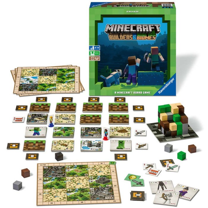 Minecraft Builders Biomes, joc de societate Ravensburger