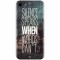 Husa silicon pentru Apple Iphone 6 Plus, Silence Speaks When Word Cannot
