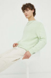 Cumpara ieftin Samsoe Samsoe pulover de bumbac culoarea verde