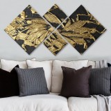 Cumpara ieftin Set tablouri canvas (4 bucati) 4MDF700733563 Multicolor 60x115 cm