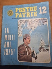 revista pentru patrie decembrie 1974