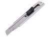Cuțit universal 18mm cu m&acirc;ner metalic