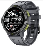 Cumpara ieftin Smartwatch iSEN C31 GPS, Gri, 1.46, HD, Apeluri Bluetooth 5.3, GPS Multi-Sistem, Puls, Somn, 100+ Moduri Sport, Senzor 6 Axe, 2 ATM, Baterie 500mAh