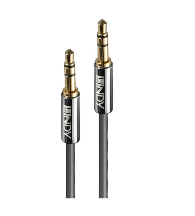 Lindy Cablu Audio 3.5mm, 2m, Cromo Line &quot;LY-35322&quot; (timbru verde 0.08 lei)