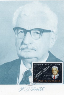 FDC CARTE POSTALA HERMAN OBERTH foto