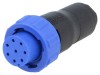 Conector circular mufă mamă PIN 8 fără contacte pe cablu