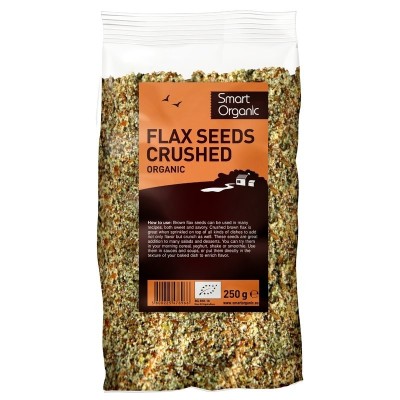 Seminte de in pisate eco 250g Smart Organic foto