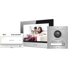 Kit videointercom IP Hikvision DS-KIS702/S, contine: DS-KD8003- IME2/Surface