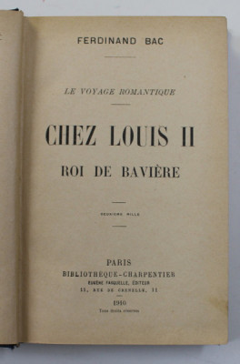 CHEZ LOUIS II ROI DE BAVIERE par FERDINAND BAC , 1910 foto