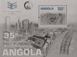 BC51, Angola 2011, set colita+serie Banca Nationala a Angolei, arhitectura (2 poze)