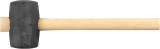 Kladivo Strend Pro 450 g, gumen&eacute;, Blackhead, dreven&aacute; r&uacute;čka