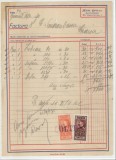 Romania, Jean Efraim, Factura, Bucuresti, 1931