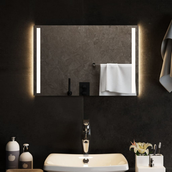 Oglinda de baie cu LED, 60x40 cm GartenMobel Dekor