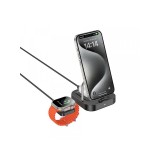 Incarcator Retea Wireless HOCO CQ16A 3in1 15W 1.67A Negru