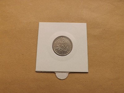 Franta 1/2 Franc 1976 foto