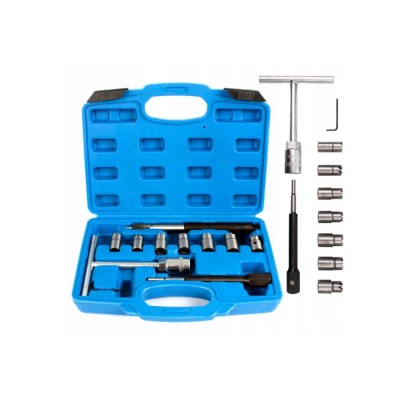 Set freze pentru reconditionat scaun injectoare, 10 piese, Silver foto