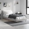 Gossi cadru de pat, gri sonoma, 75x190 cm, lemn prelucrat