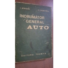 Indrumator general auto- I. Barsan, V. Dumitrescu