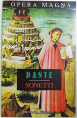 SONETTI di DANTE ( EDITIE BILINGVA ROMANA - ITALIANA ) , traducere de LEONIDA MANIU , 1997 foto