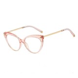 Ochelari cat eye calculator anti lumina albastra Techsuit, roz, F93308