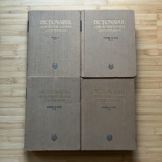 DICTIONARUL LIMBII ROMANE LITERARE CONTEMPORANE - 4 VOL.