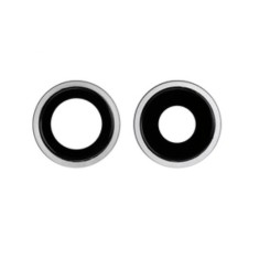 Geam Camera iPhone 11 Alb - Suport Camera Spate cu Lentila pentru Reparatii Profesionale