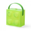 Cutie LEGO 2x2 - verde transparent
