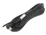 Cablu ESPE 5m 2x0,52mm&sup2; DC 5,5x2,5mm unghi negru KW252-000-213-0500