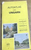 TRM3 Autoatlas von Ungarn Road Atlas of Hungary Cartographia Budapest, Atlas Rutier Vechi Ungaria Epoca Comunista, Colectie Vintage
