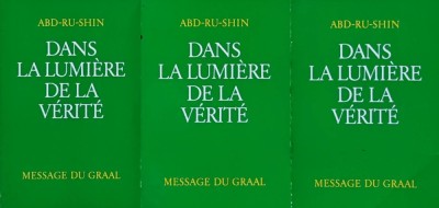 Dans la lumiere de la verite (3 volume) - 1991 - Abd-Ru-Shin (D221) foto