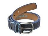 Cumpara ieftin Curea LA GALERE bleumarin, 2971640, din piele intoarsa