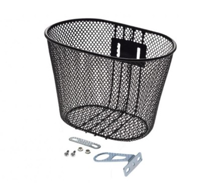 Cos fata biciclete copii, culoare negru, 25x17x15 cm Cod:AWR1964 foto