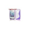 Husa Silicon S-Line Mov/Transparent Apple iPhone 5/5S Protectie Premium