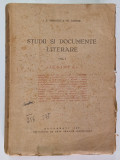 STUDII SI DOCUMENTE LITERARE , VOL I : JUNIMEA , 1931