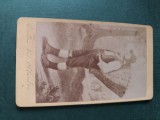 fotografie galerie historique ,dimensiuni 11 cm x 6 cm, anii 1900, ,