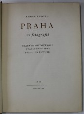 PRAHA VE FOTOGRAFII , ALBUM DE FOTOGRAFIE de KAREL PLICKA , 1955 foto
