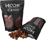 Boilies Semi Solubil HOOKBAITS Fishmeal Catch SS, Squid Strawberry, 24mm, 1kg