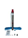 Cumpara ieftin Pompa submersibila de mare adancime 3SDM2/10 &ndash; 1500W, refulare 250m, debit 12 mc/h, 8 turbine, cablu 20m &ndash; Campion &ndash; CMP1828