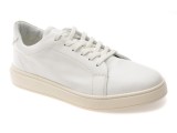 Pantofi sport BULETTI albi, 7162, din piele naturala
