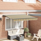 vidaXL Cortina Retractabilă Verde 300 x 200 cm țesătură 3329612