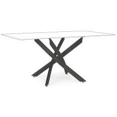 Picior masa otel negru George 71x71x74h