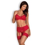 Set 3 piese lenjerie sexy, Obsessive, Jolierose