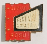 INSIGNA FESTIVAL AMA FILM OTELUL ROSU AMATORI ARTA CULTURA ( CITITI DESCRIEREA )
