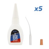 Adeziv instant superglue - set 5 buc