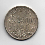 Monedă 25.000 lei, ARGINT (12 grame) Romania, 1946