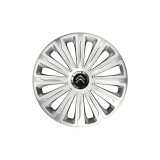 Cumpara ieftin Set 4 capace roti Cu Inel Cromat Trend R15 Compatibil Cu Citroen