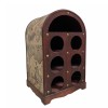 Suport din lemn pentru 6 sticle de vin WZ3842